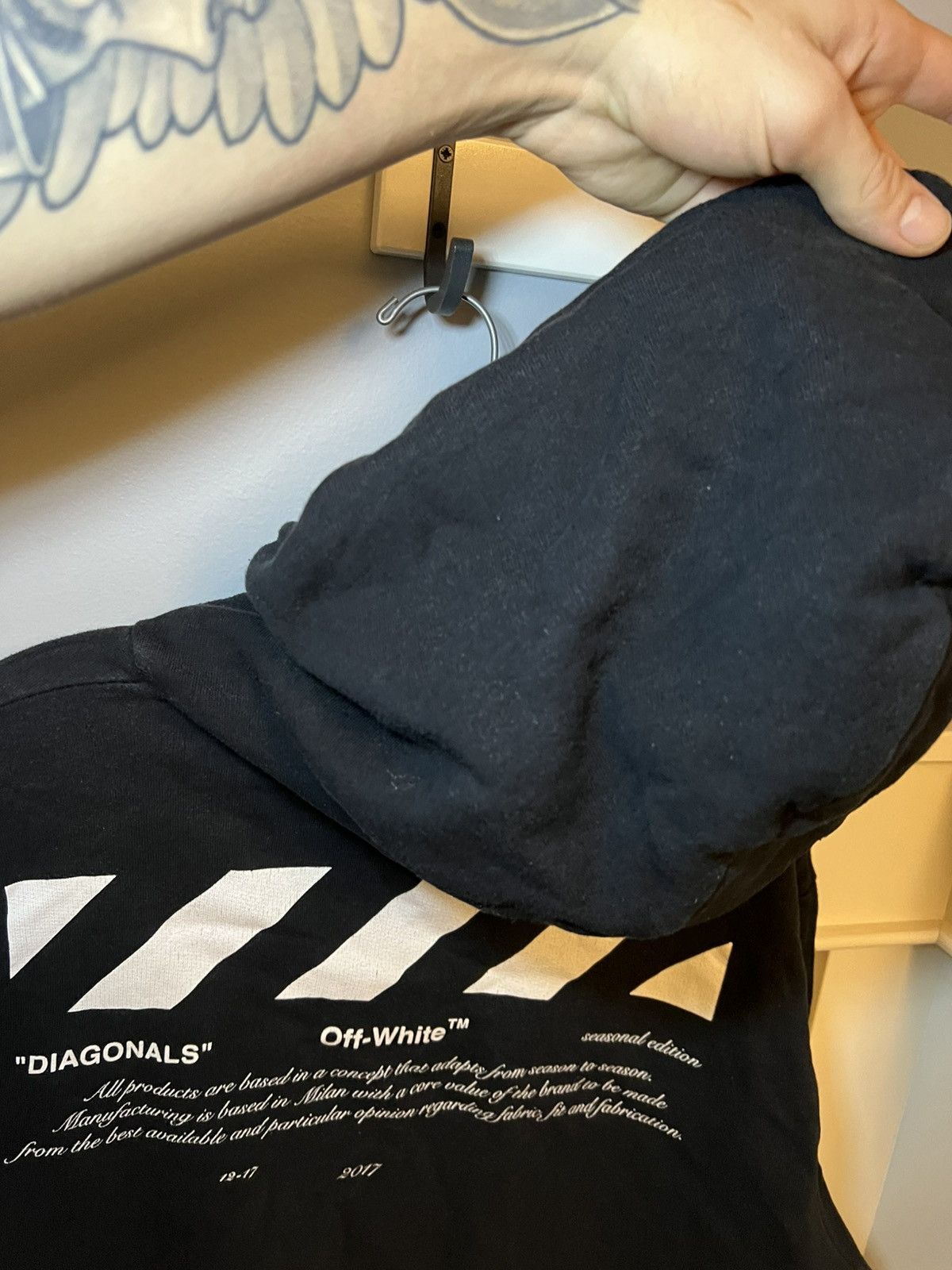Off-White Off-White 01 Hoodie For All Collection SS17 Seasonal Edition Size US L / EU 52-54 / 3 - 17 Thumbnail
