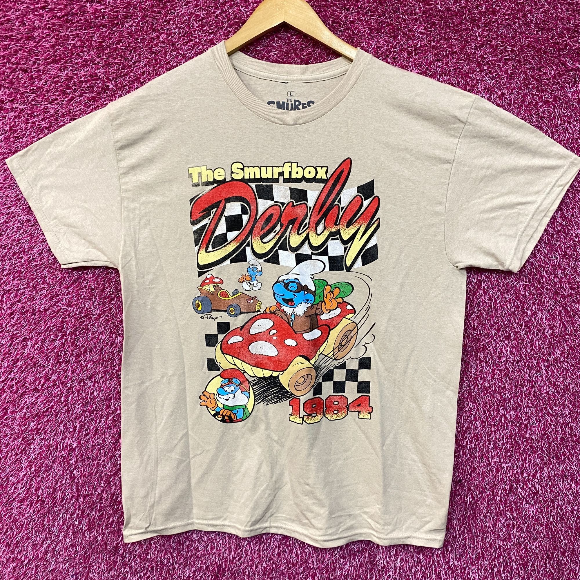Ripple Junction The Smurfbox Derby Cartoon Graphic Design T-Shirt Large Size US L / EU 52-54 / 3 - 1 Thumbnail