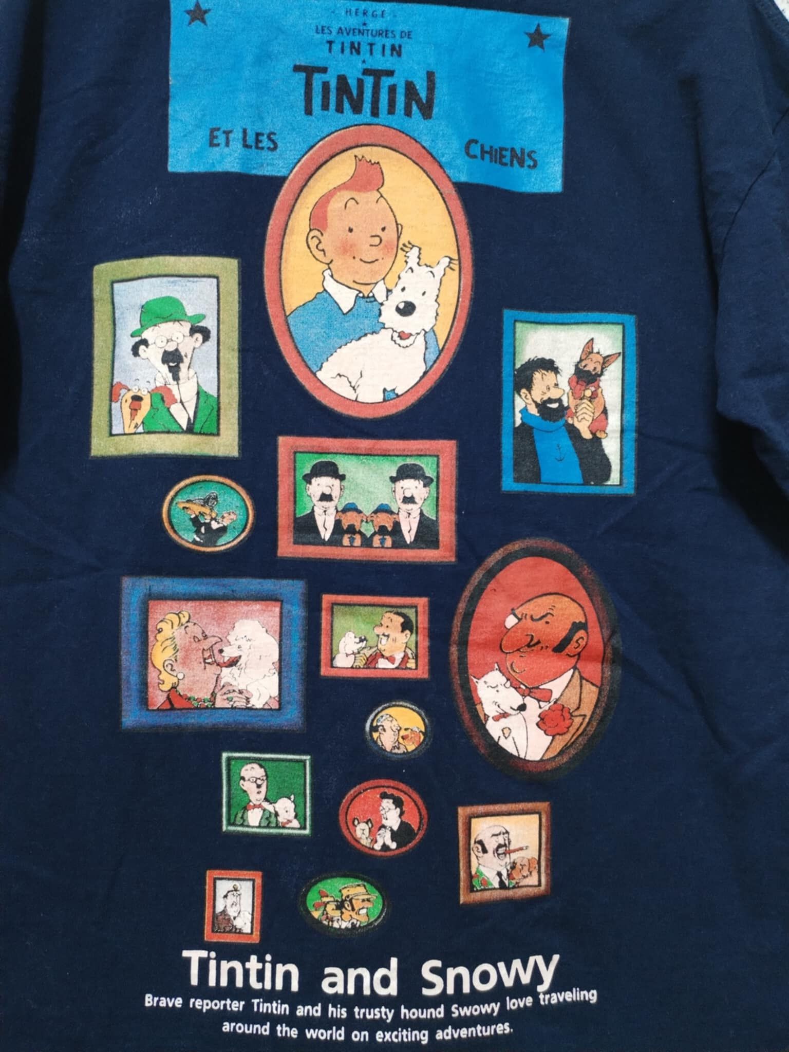 Vintage VINTAGE MOVIE TINTIN VERY RARE Size US M / EU 48-50 / 2 - 3 Thumbnail