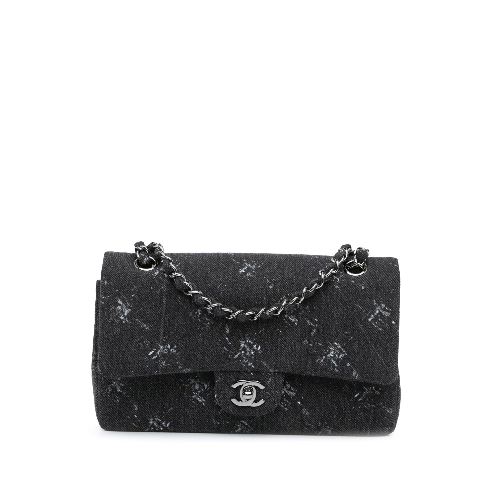 Chanel Chanel Medium Denim Double Flap Black Size ONE SIZE - 1 Thumbnail