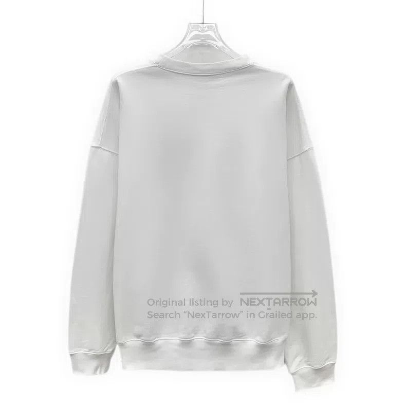 Balenciaga Balenciaga White Logo Letter Embroidered Cotton Round Neck Size US S / EU 44-46 / 1 - 2 Thumbnail