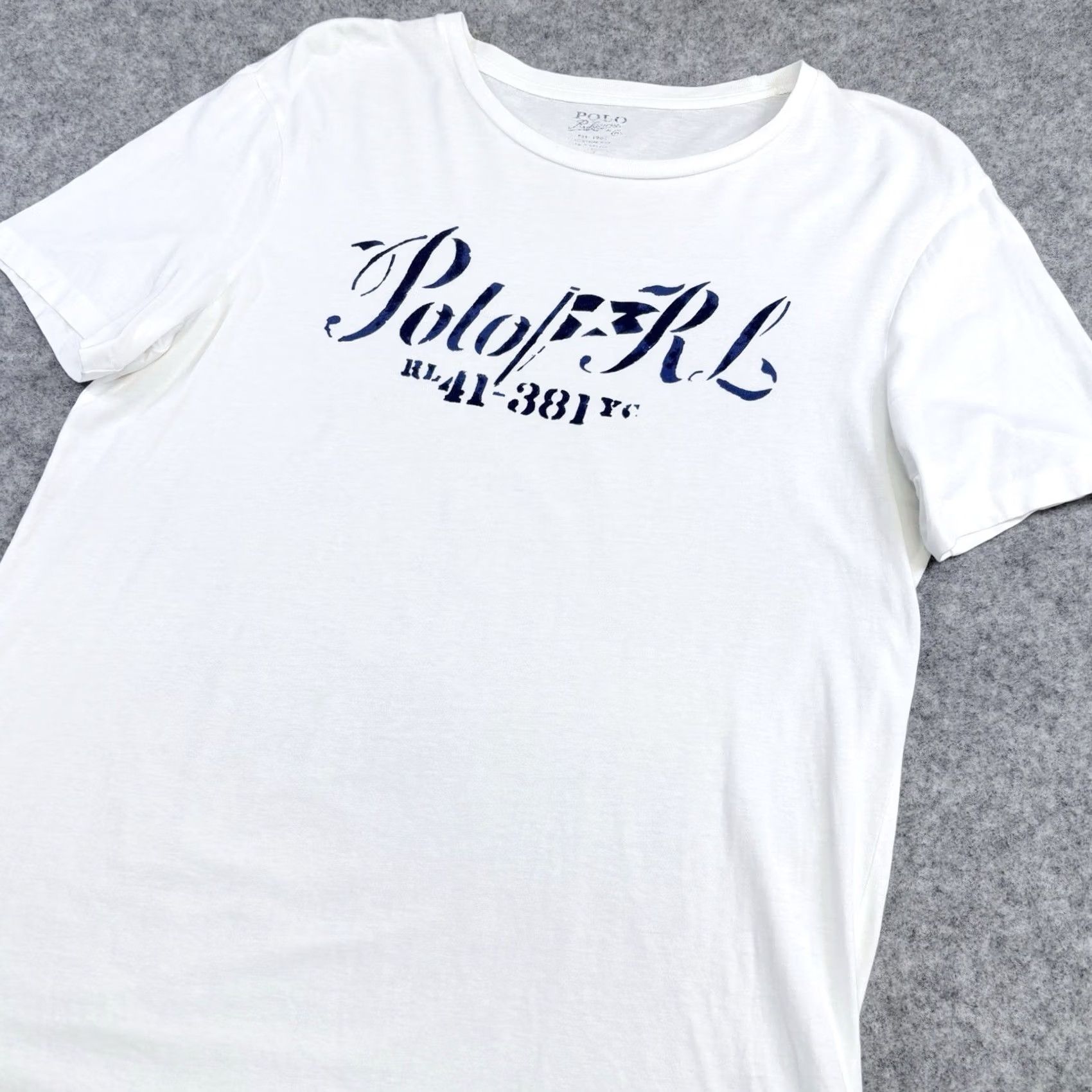 Polo Ralph Lauren Ralph Lauren Polo Custom Fit T Shirt Mens Large White Navy Short Sleeve Summer Casual Shirt Size US L / EU 52-54 / 3 - 3 Thumbnail