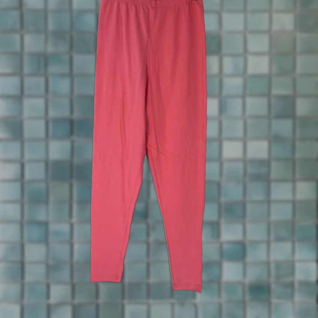 Pinko NB Leggings Womens Size Medium Pink Casual Elastic Waist Flat Front Straight Leg Size 32" / US 10 / IT 46 - 1 Thumbnail