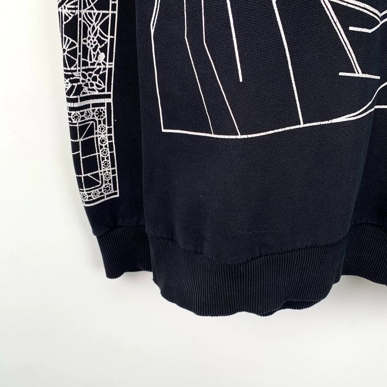 Givenchy Givenchy Black Abstract Geometric Figure Print T-Shirt Size US XL / EU 56 / 4 - 5 Thumbnail