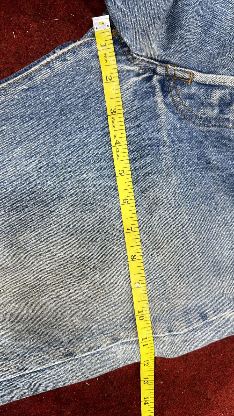 Levi's Vintage Levis 501 Distressed Faded Jeans Size US 31 - 9 Thumbnail