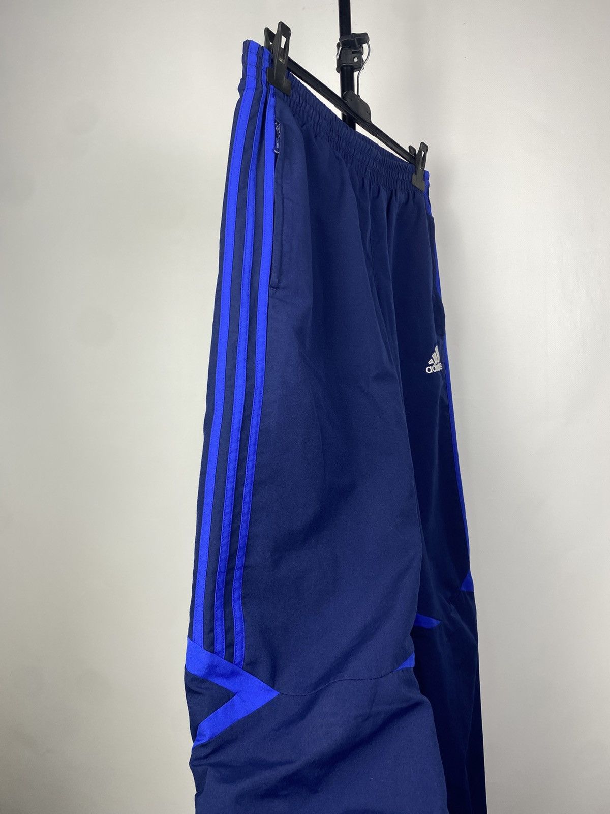 Adidas × Vintage Vintage 00s Adidas Nylon Baggy Trackpants Y2K S Size US 31 - 3 Thumbnail