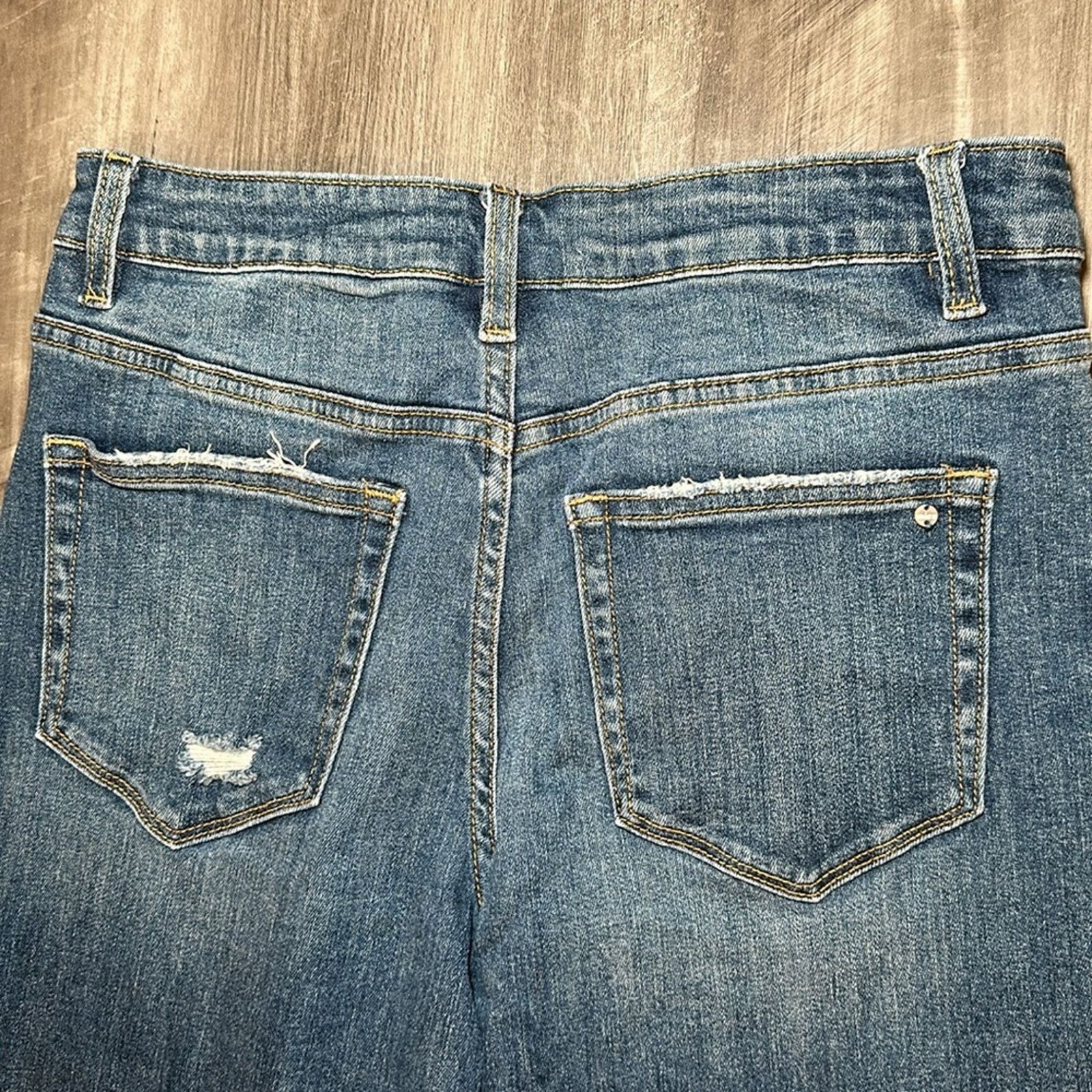 Other Mica Denim High Rise Distressed Dad Jean - 27 Size 27" / US 4 / IT 40 - 4 Thumbnail