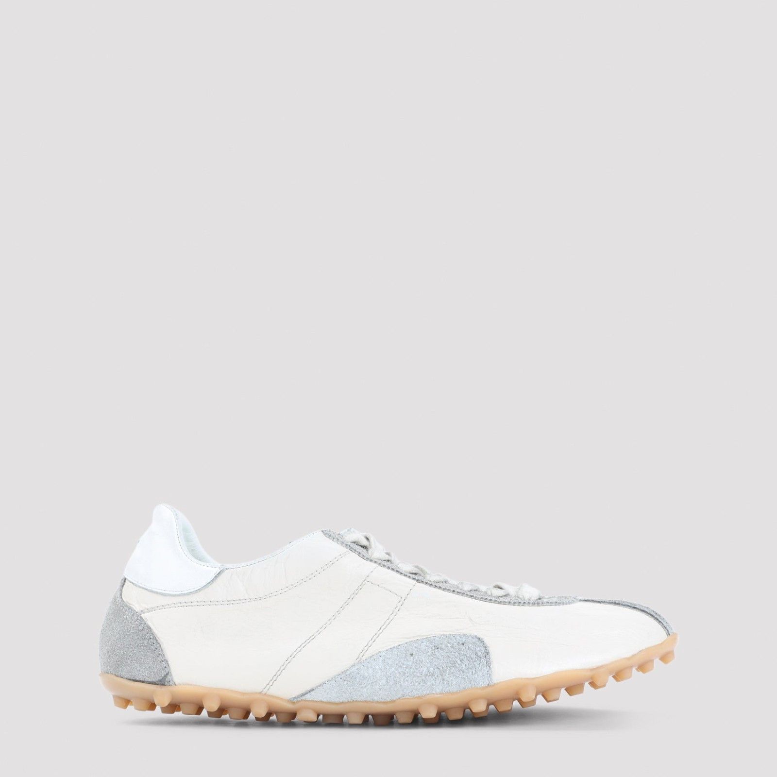 MM6 Maison Margiela Sprinter White Leather Sneakers New & Au