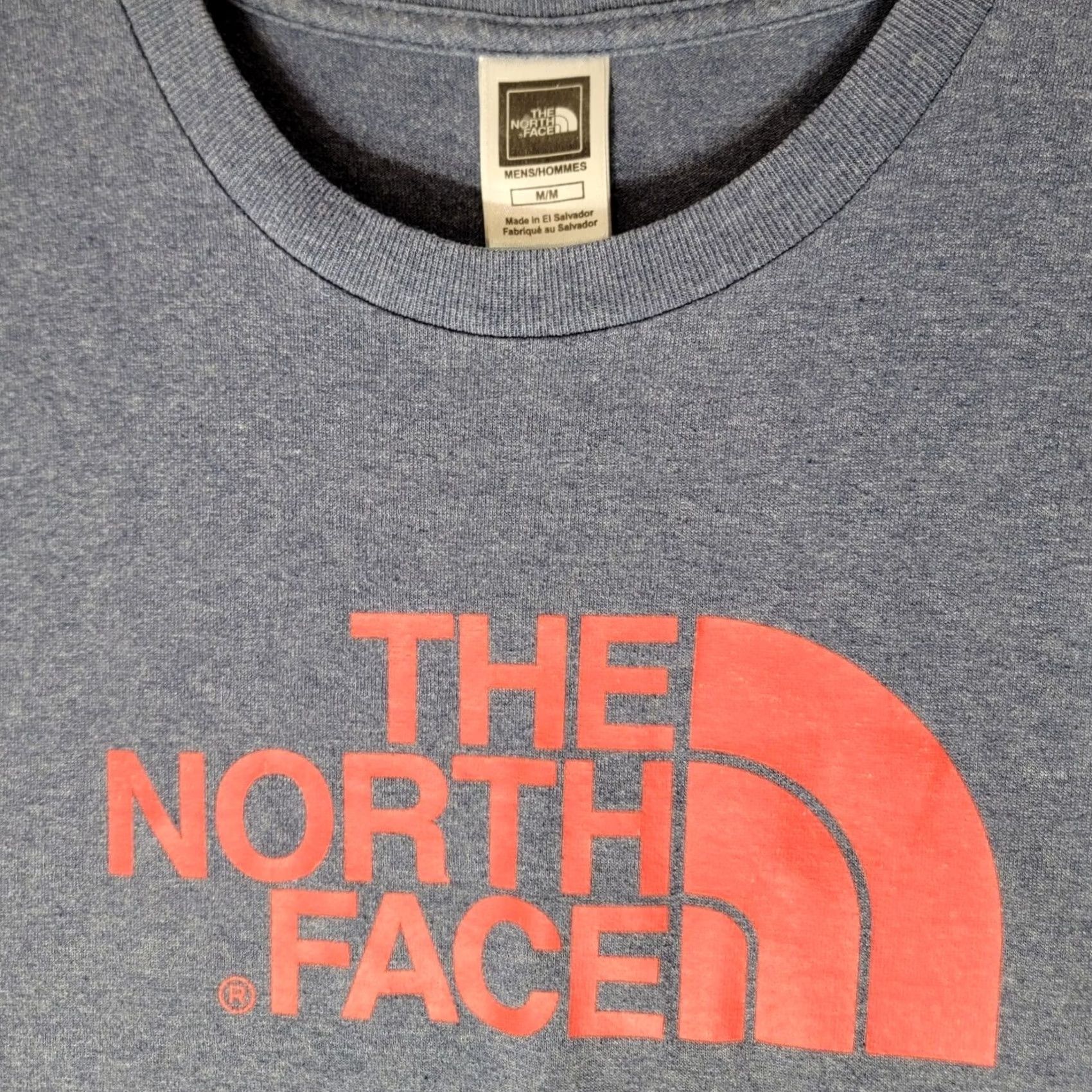 The North Face The North Face Tshirt Mens M Gray Red Logo Shirt Sleeve Crew Neck Gorpcore Size US M / EU 48-50 / 2 - 2 Thumbnail