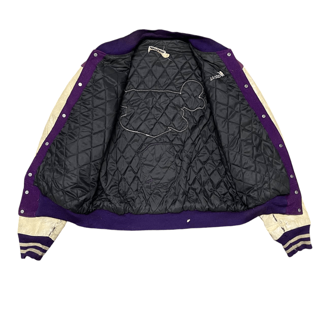 Holloway Vintage 1991 Holloway Wool Varsity Jacket Sun Faded Size US L / EU 52-54 / 3 - 11 Thumbnail