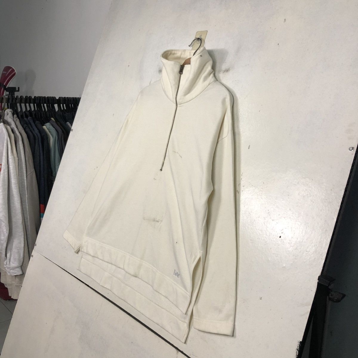 Japanese Brand 📌Vintage Lee Half Zipper Anorak Sweatshirt Collar Size US L / EU 52-54 / 3 - 4 Thumbnail