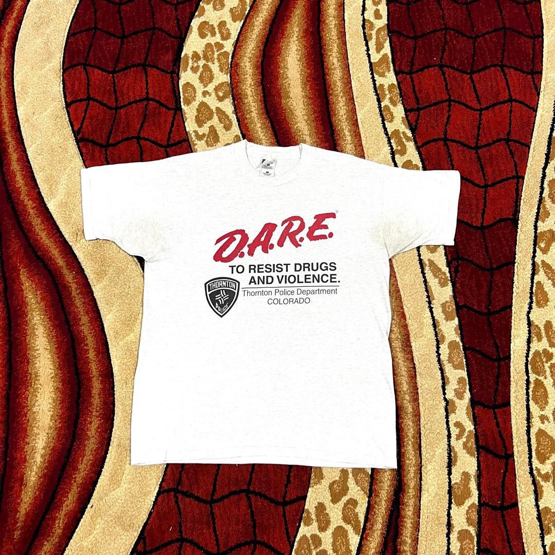 D.A.R.E Vintage 90s D.A.R.E Rare T Shirt Size US L / EU 52-54 / 3 - 2 Thumbnail