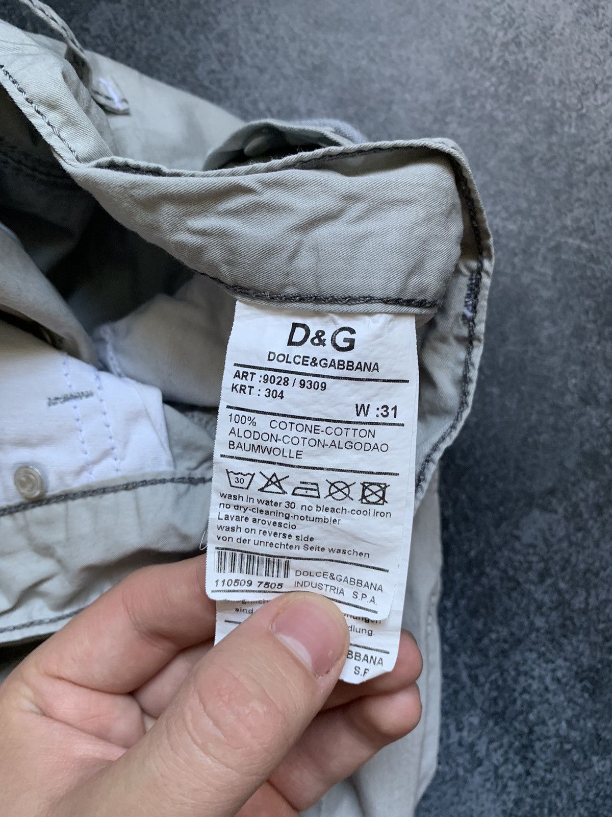 Dolce & Gabbana × Hysteric Glamour × Japanese Brand Vintage Avant Garde Balenciaga Style Dolce & Gabbana Pants Size US 31 - 12 Thumbnail