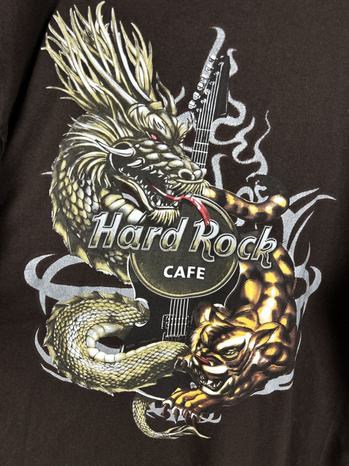 Hard Rock Cafe Vintage Hard Rock Cafe Dragon & Tiger Hurghada T-Shirt XL Size US XL / EU 56 / 4 - 2 Thumbnail