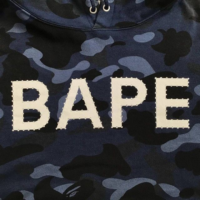 Bape CRYSTAL STONE BAPE logo pullover hoodie a bathing ape Size US M / EU 48-50 / 2 - 3 Thumbnail