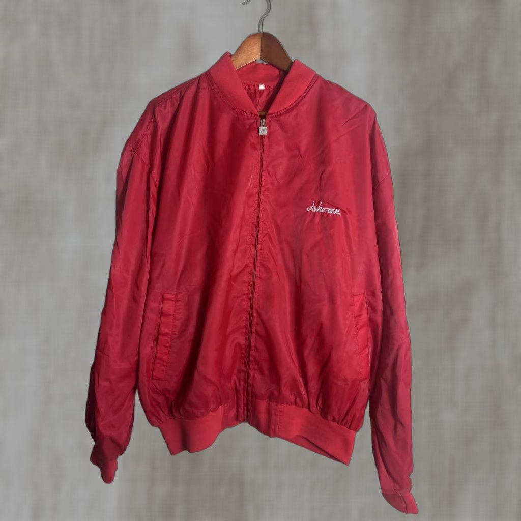 Vintage VINTAGE Satin Bomber Jacket Adult XXL Full Zip NorCal Dalmatians Red Mens Side? Size US XXL / EU 58 / 5 - 1 Thumbnail