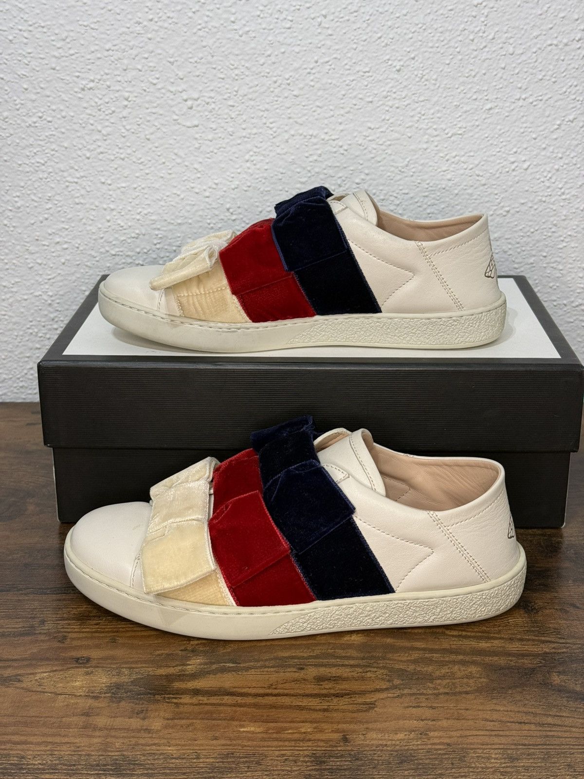 Gucci Gucci Ace Leather Low Ribbons size 35.5eu 5us Size US 5 / IT 35 - 9 Thumbnail