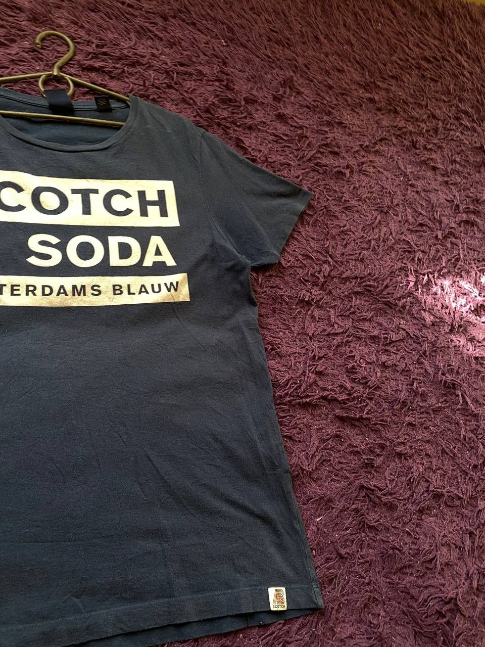 Scotch & Soda Scotch & Soda Amsterdam Blauw Classic T Shirt center logo Size US M / EU 48-50 / 2 - 7 Thumbnail