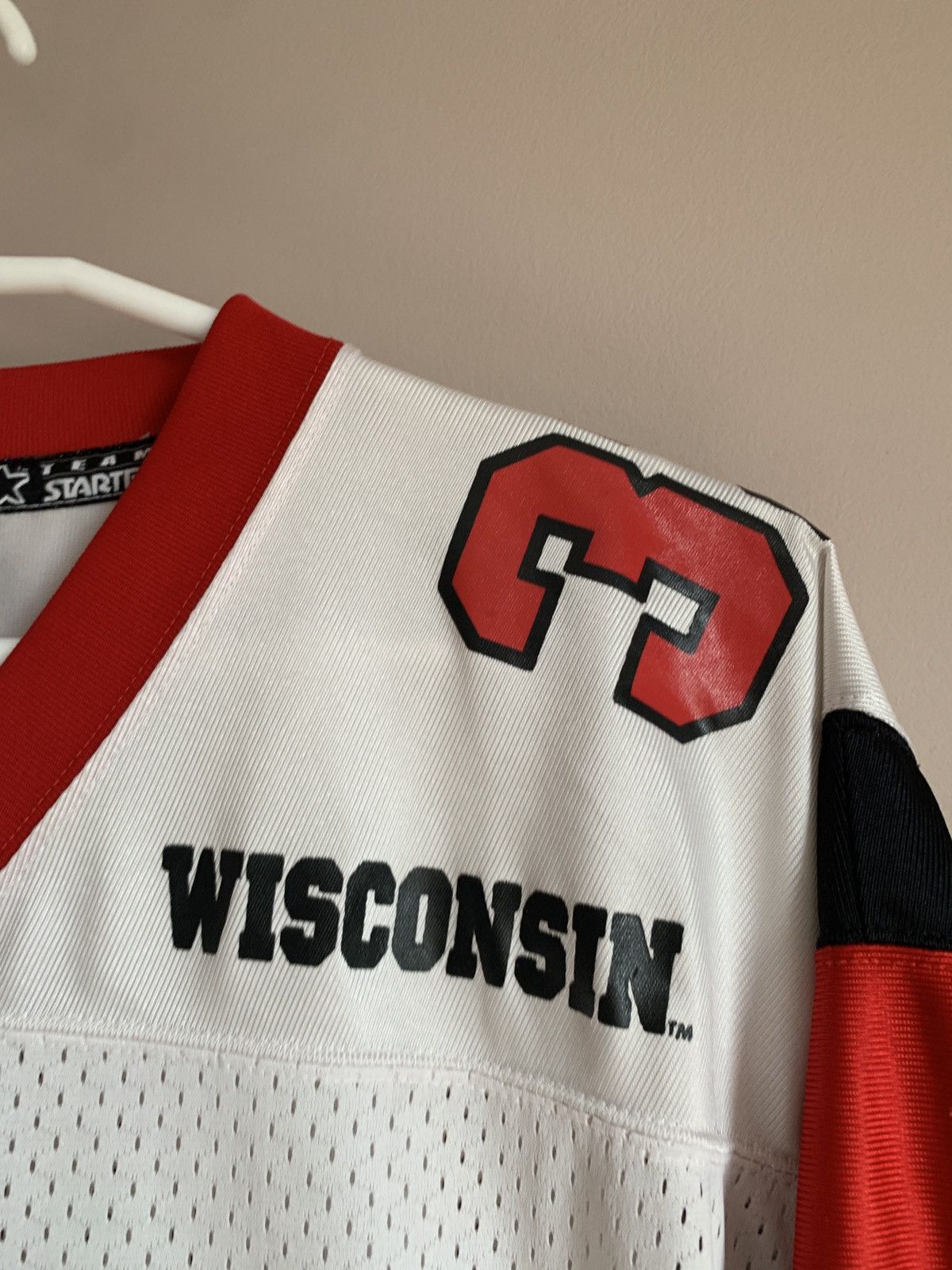 Starter Wisconsin Badgers Starter Vintage Tee Shirt Size L Size US L / EU 52-54 / 3 - 8 Thumbnail