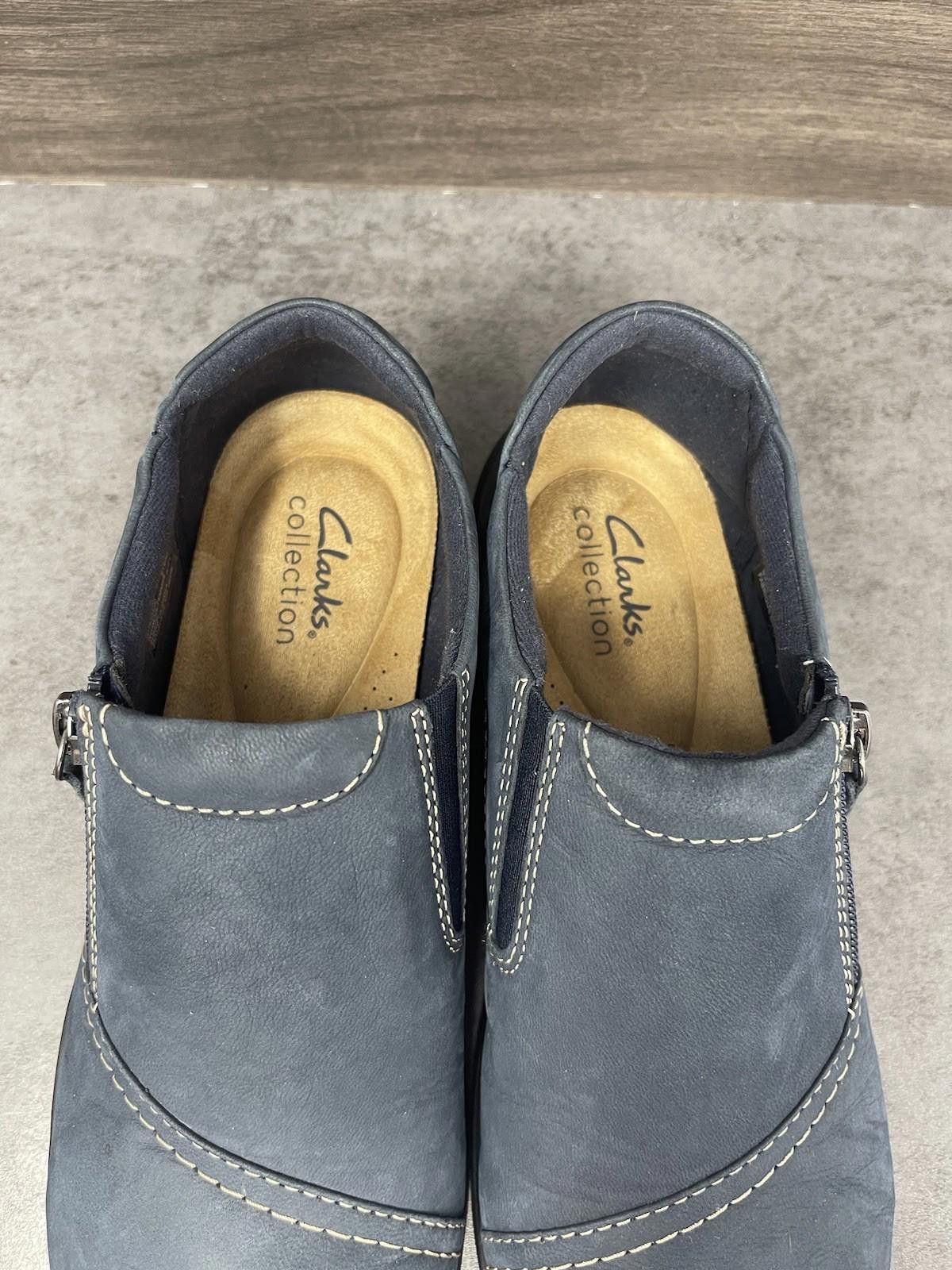 Clarks Clarks Carleigh Ray Slip On Shoes Womens Size 8.5 Blue Size US 8.5 / IT 38.5 - 9 Thumbnail