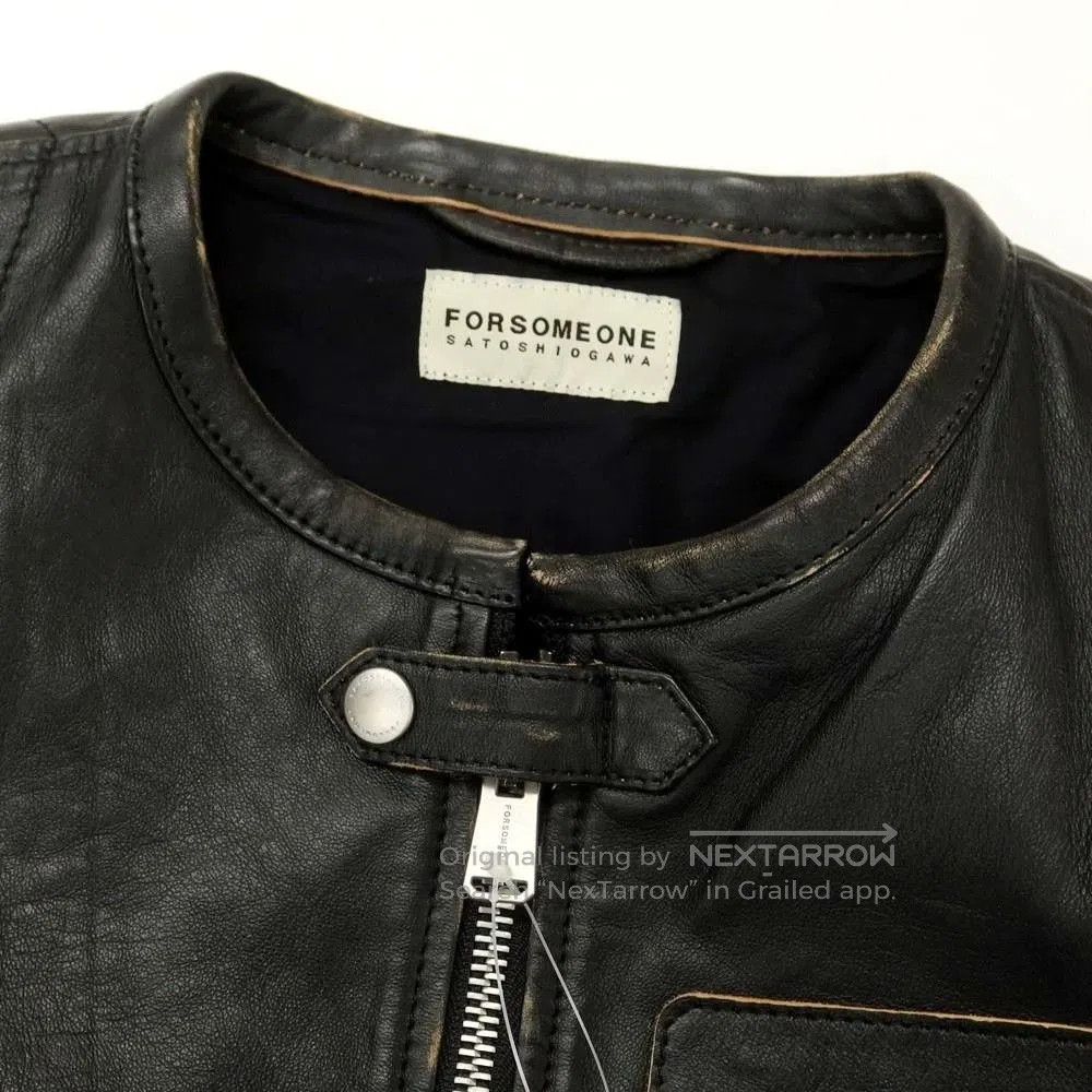Other FORSOMEONE Men's Goat Leather Blouson. Size US S / EU 44-46 / 1 - 7 Thumbnail