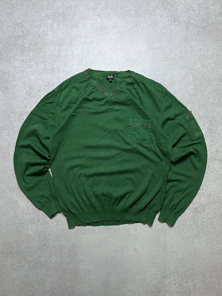 Dolce & Gabbana VINTAGE DOLCE&GABBANA AVANTGARDE V-NECK SWEATER XXL Size US XXL / EU 58 / 5 - 1 Thumbnail