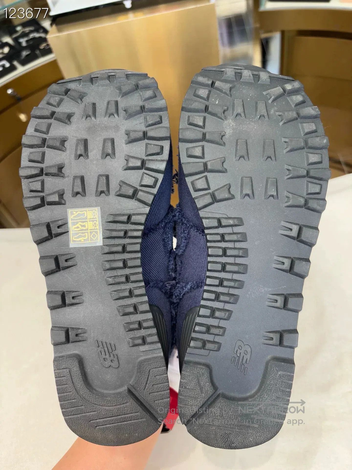 Miu Miu New Balance x Denim Sneakers. Size US 5 / IT 35 - 6 Thumbnail