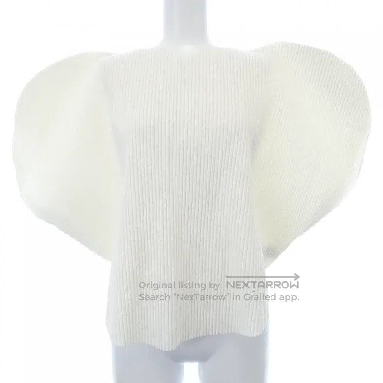 Issey Miyake Issey Miyake White Short Sleeve Size M / US 6-8 / IT 42-44 - 1 Thumbnail