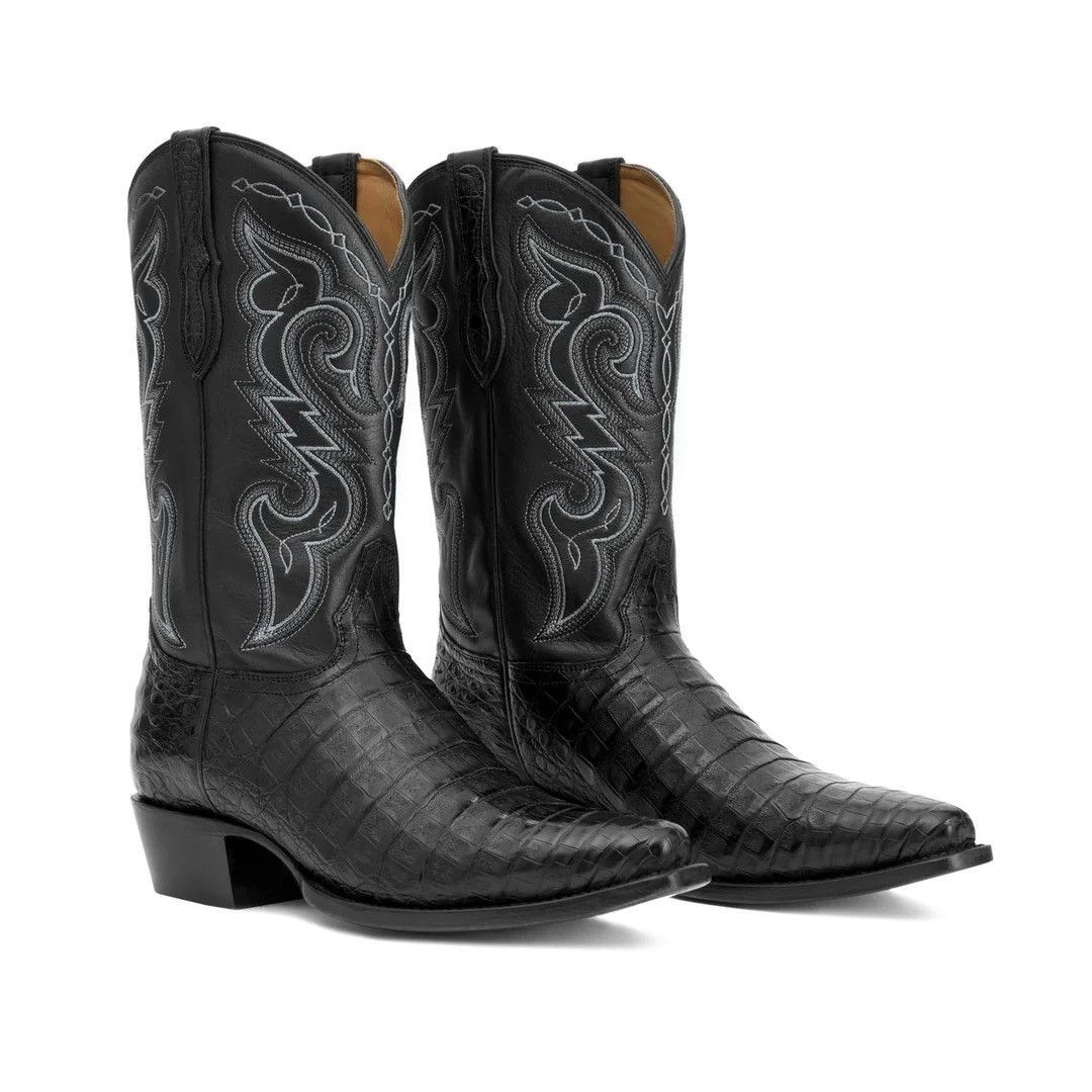 Rujo Boots Rujo - The Kirby Black Caiman Boots Size US 11 / EU 44 - 8 Thumbnail