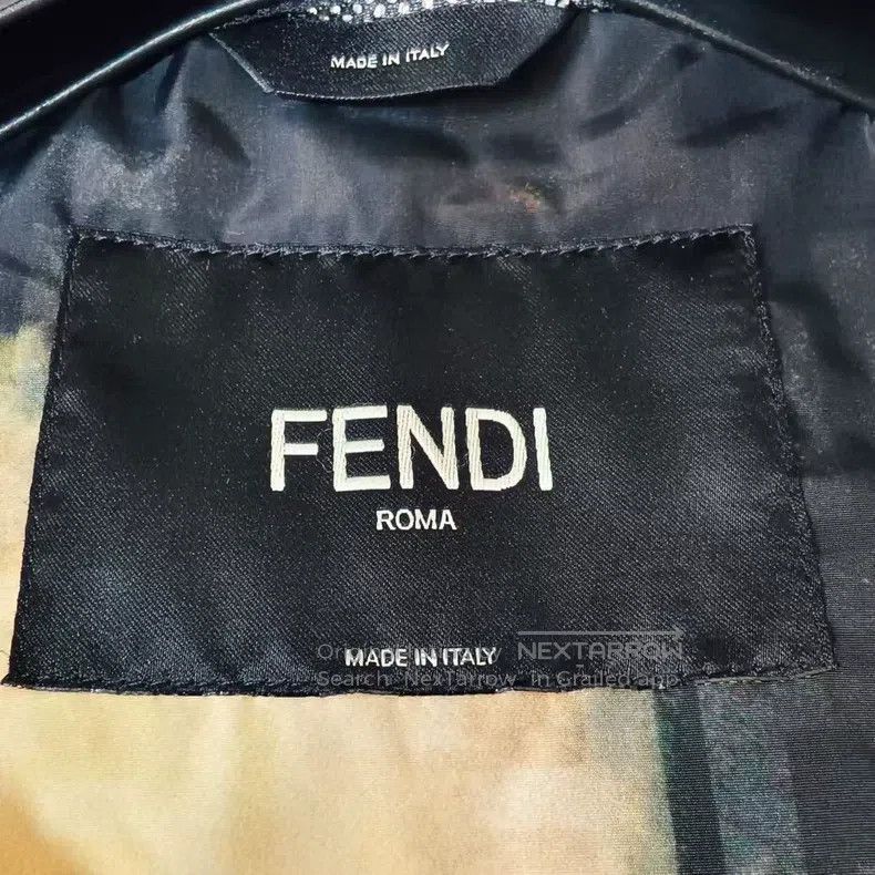 Fendi Fendi Spray Paint Effect Full Print Logo Zipper Hooded Jac Size US M / EU 48-50 / 2 - 3 Thumbnail