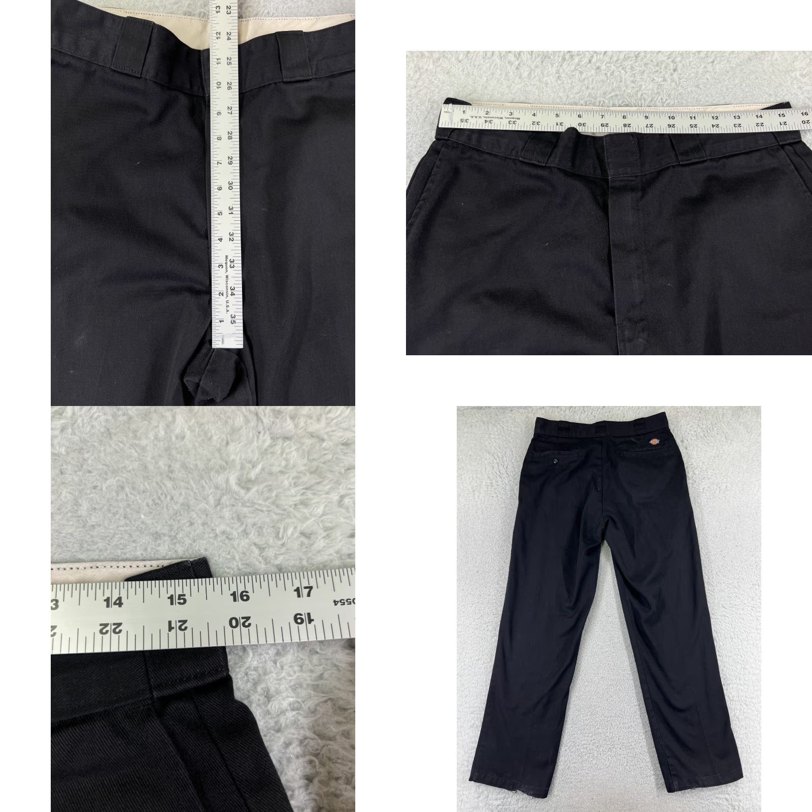 Dickies Dickies Pants Adult 30 Black Workwear Straight 30x27 Polyester Canvas Khakis Regular Mens Dickies Pants Size US 30 / EU 46 - 8 Thumbnail