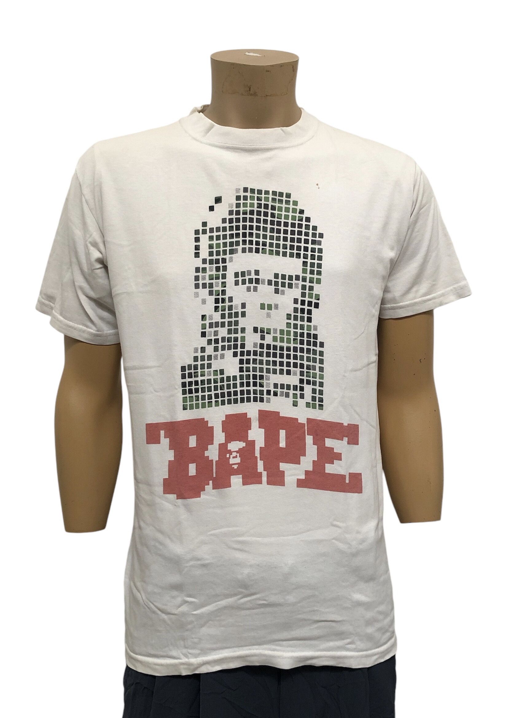 Bape × Vintage Rare Vintage Worn 90s Bape Digital Camouflage Design Size US M / EU 48-50 / 2 - 1 Thumbnail