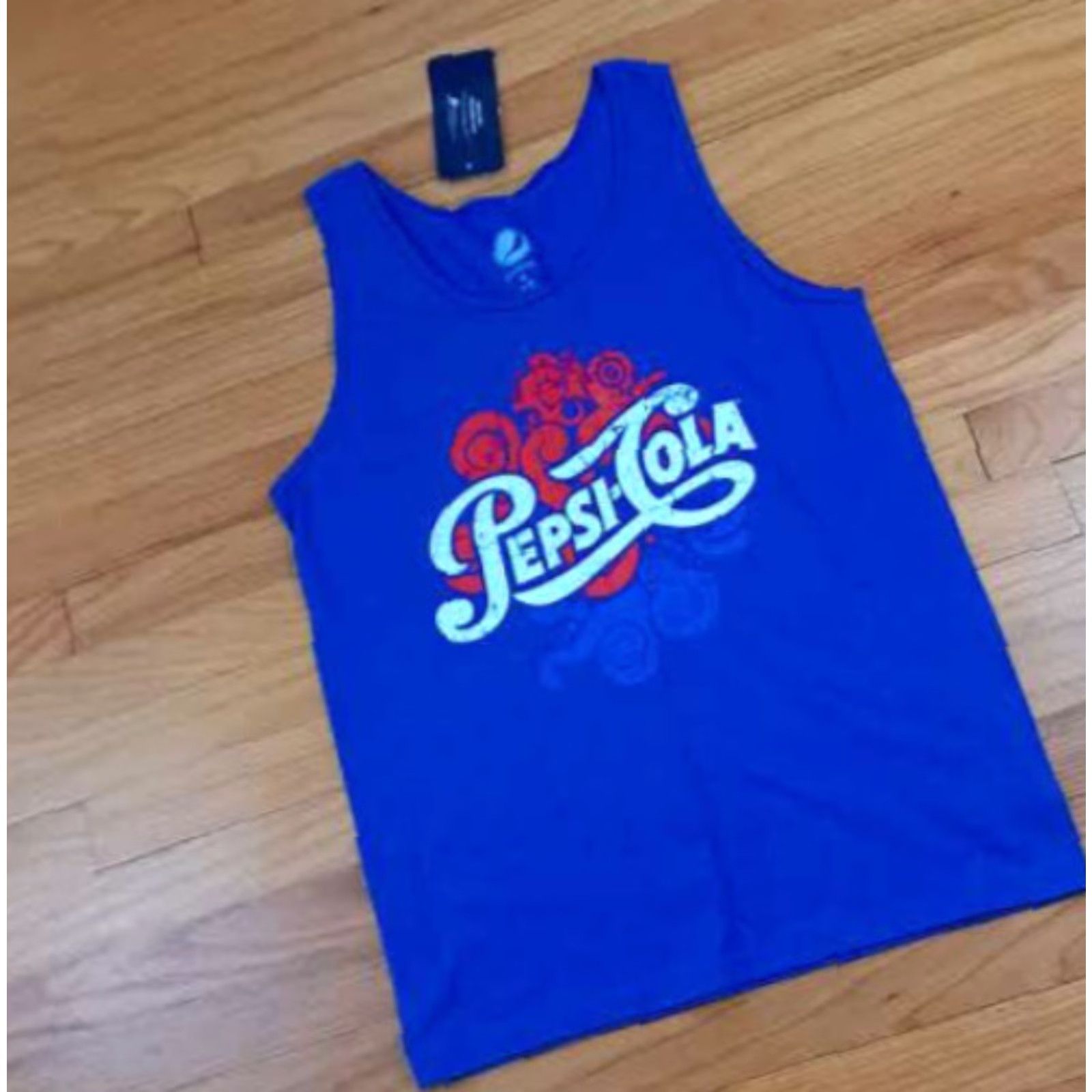 Vintage Pepsi Tank Blue Beach NWT Women Medium M Tank Top Blue Beach Activewear Ladies Medium Size M / US 6-8 / IT 42-44 - 2 Thumbnail