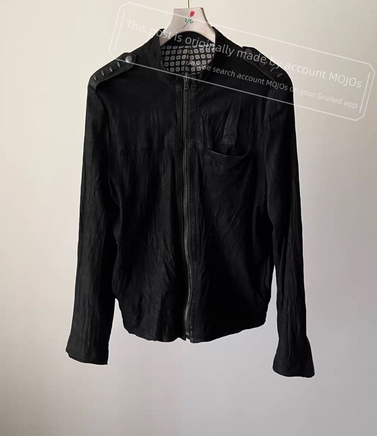 Number (N)ine Number Nine 2004 F/W leather bomber jacket | Grailed