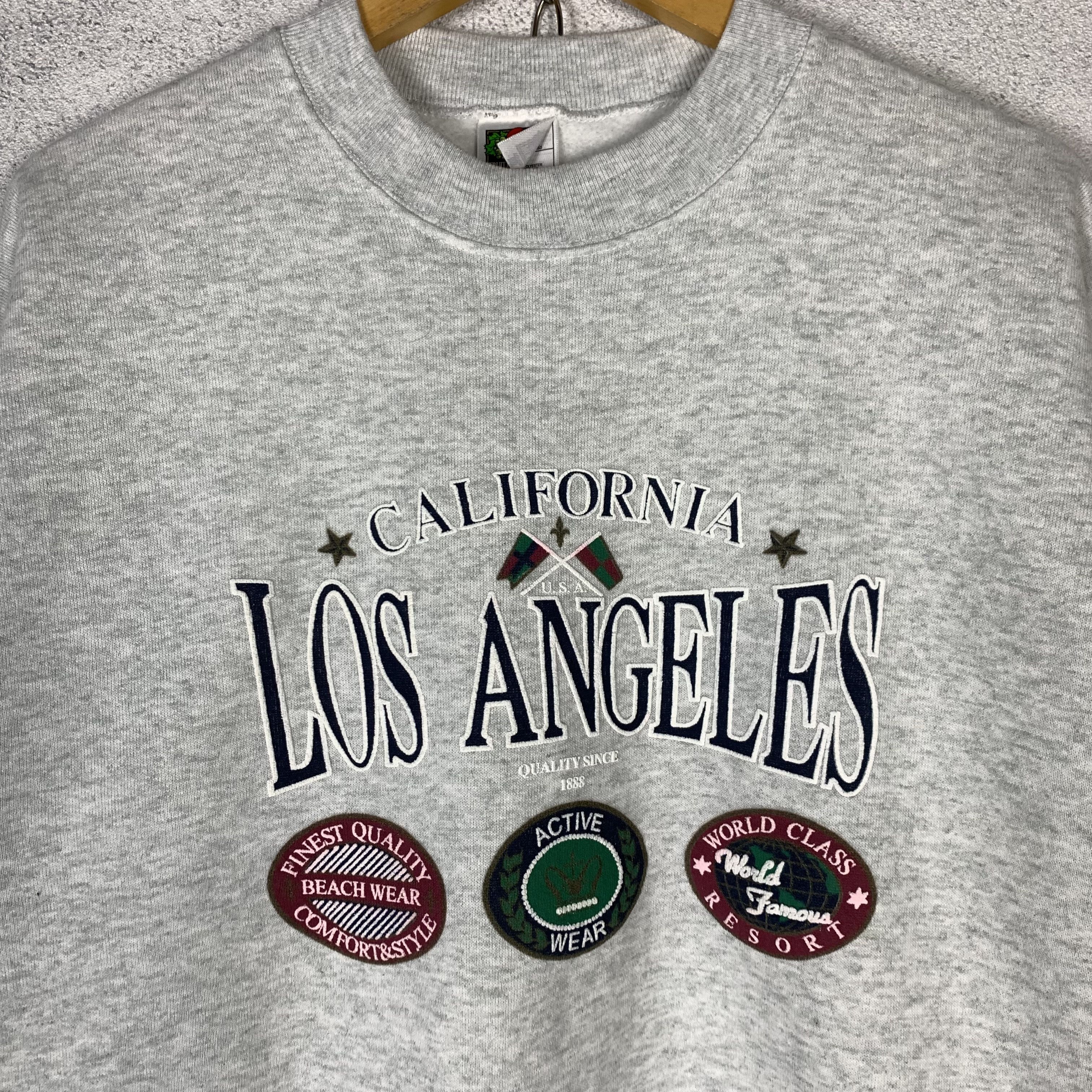 Vintage Vintage California Los Angeles Sweatshirt Crewneck Size US XL / EU 56 / 4 - 2 Thumbnail