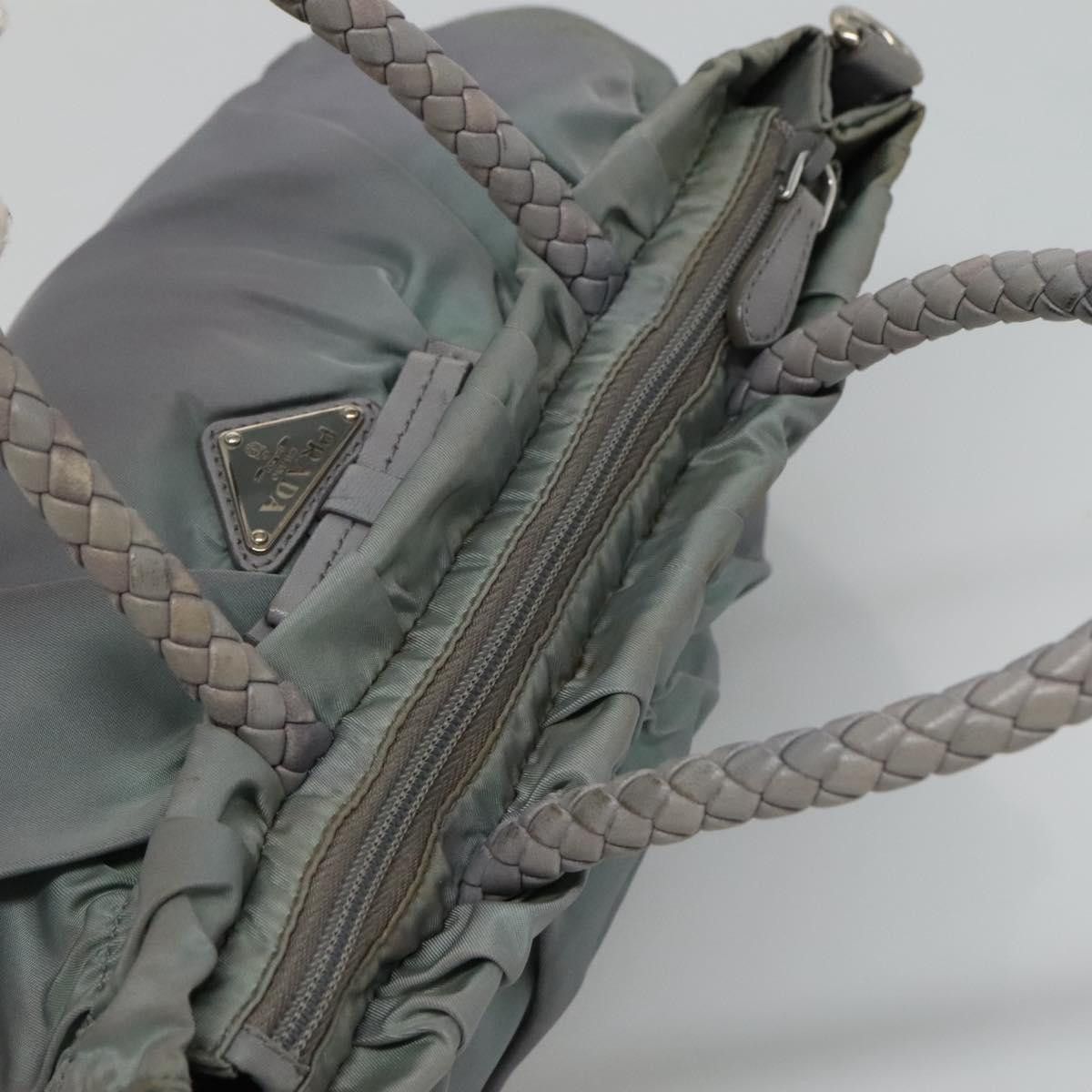 Prada PRADA Hand Bag Nylon Gray Size ONE SIZE - 6 Thumbnail