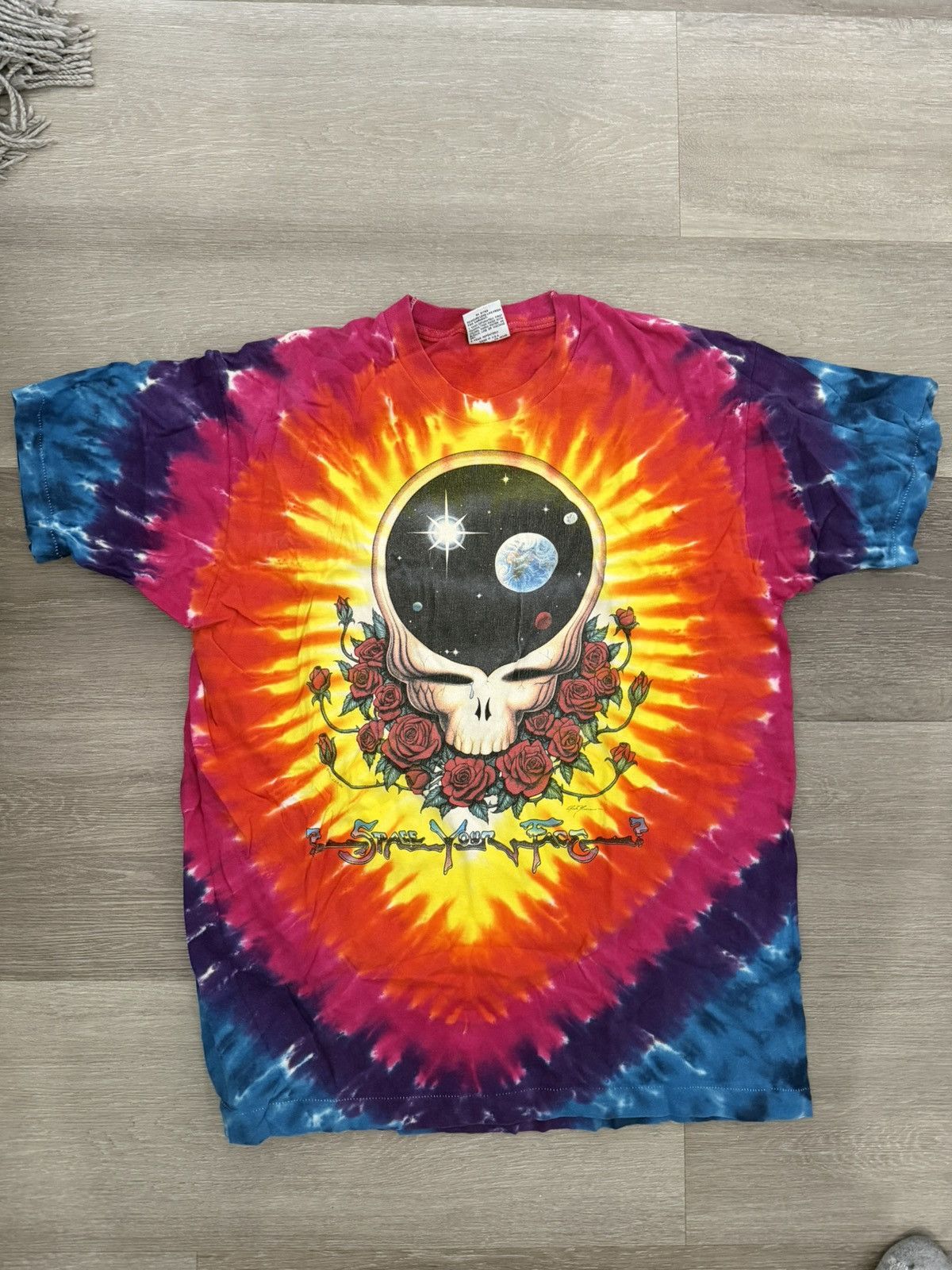 Liquid Blue Grateful Dead Tie Dye Vintage Tee Size US XL / EU 56 / 4 - 1 Thumbnail