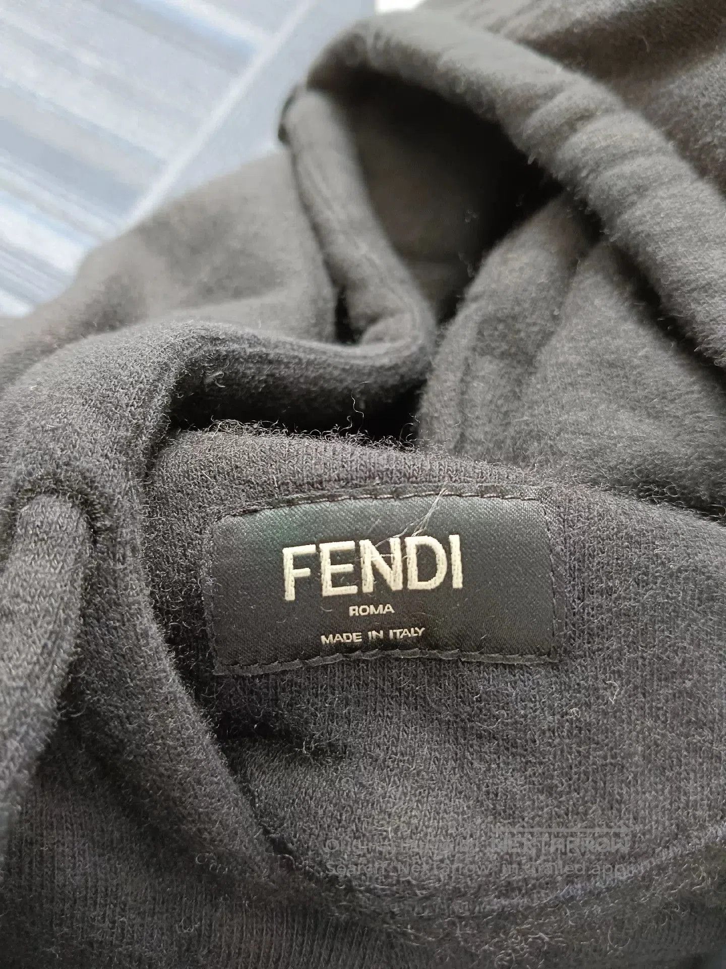 Fendi Fendi Double F Embroidered Black Hoodie. Size US L / EU 52-54 / 3 - 4 Thumbnail