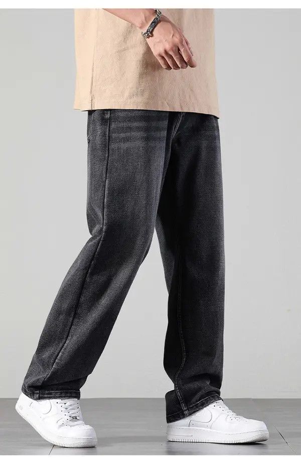 Japanese Brand Vintage washed distressed loose versatile simple jeans Size US 32 / EU 48 - 7 Thumbnail