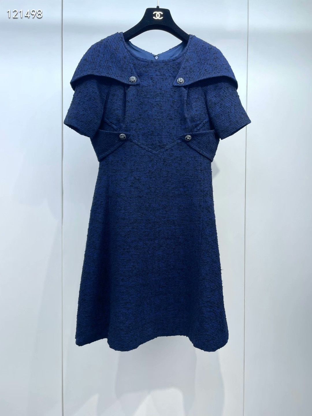 Chanel Chanel Cuban series red, white and blue tweed dress | Grailed