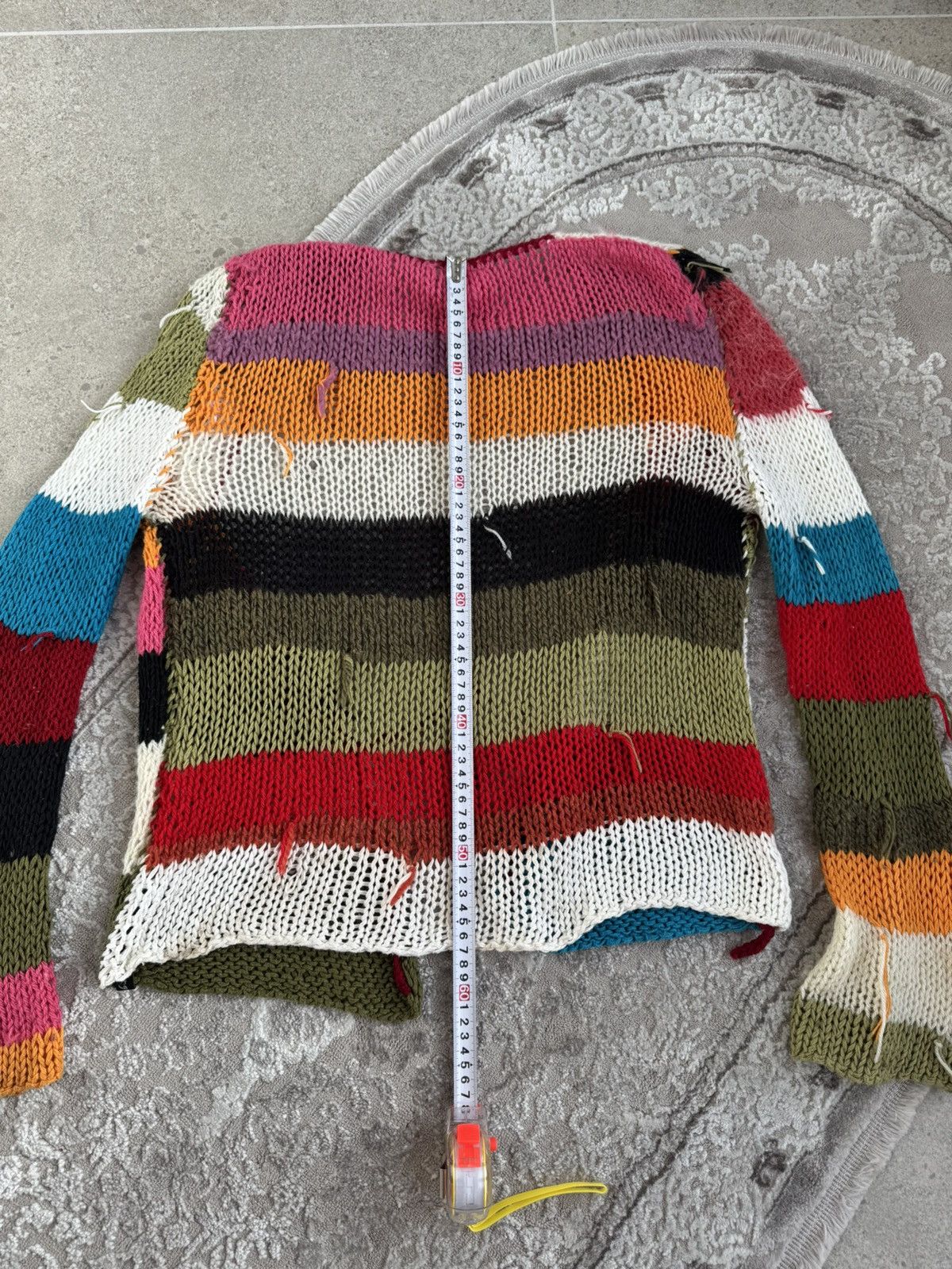 Billabong Vintage Billabong Serf Avant Garde Striped Cardigan Y2K Size M / US 6-8 / IT 42-44 - 13 Thumbnail