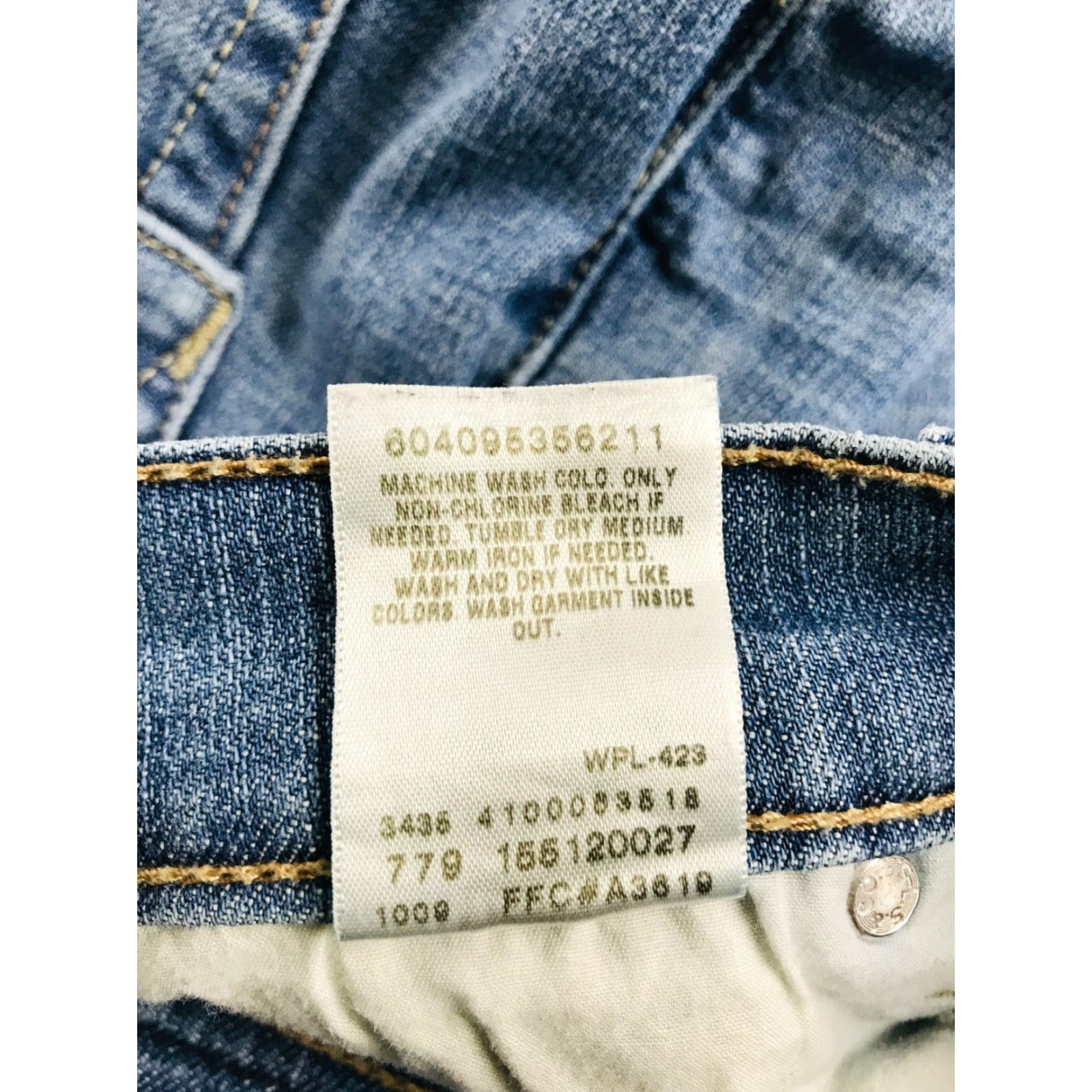 Levi's Levi's Jeans Women's 10 Medium Blue Denim Bootcut Slimming 521 Regular Inseam 31" Pants Size 32" / US 10 / IT 46 - 8 Thumbnail
