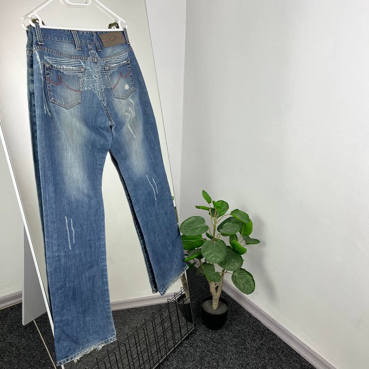 Iceberg Rare Vintage Iceberg Denim Pants Baggy Jeans Big Print Size US 32 / EU 48 - 3 Thumbnail