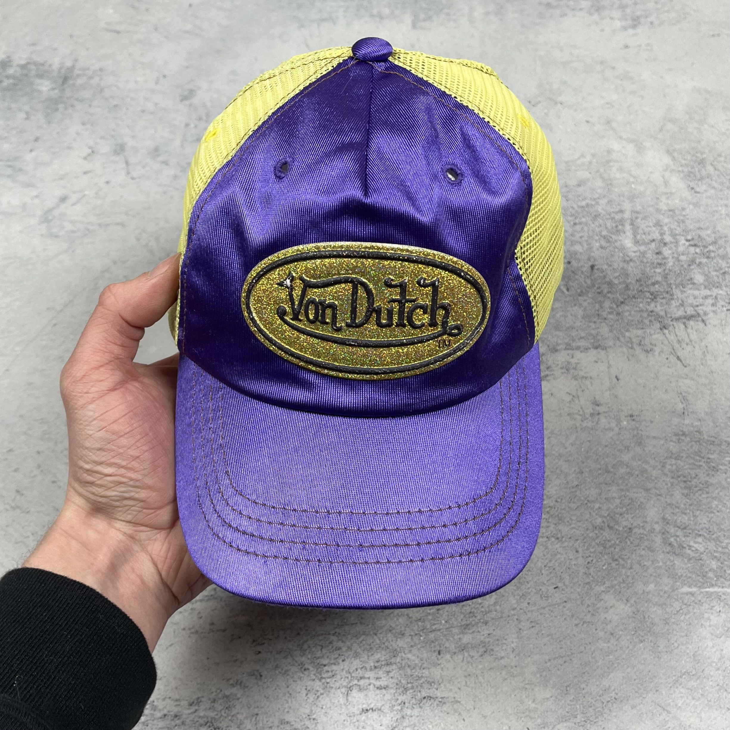 Von Dutch Von Dutch Big Logo Y2K Crazy Trucker Cap Size ONE SIZE - 2 Thumbnail
