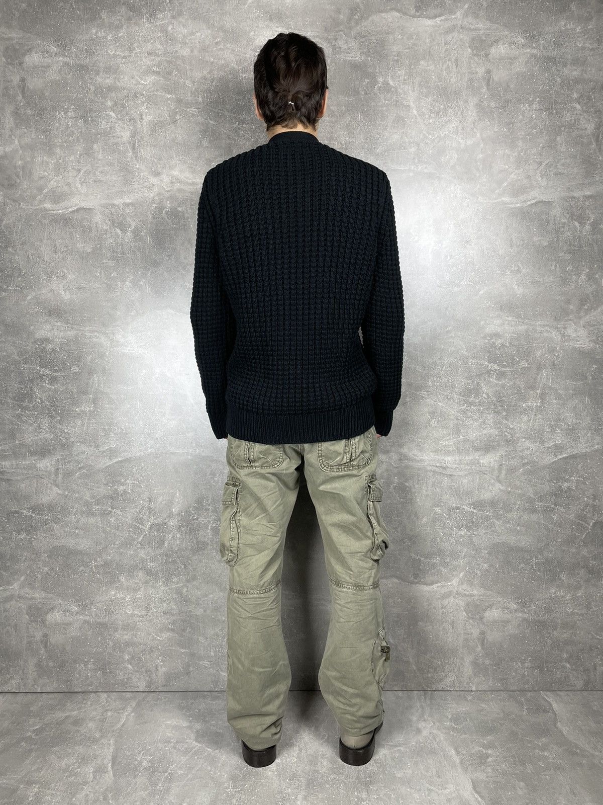 Allsaints 🖤 AllSaints Opium Avant Garde Wool Knitted Cardigan Sweater Size US M / EU 48-50 / 2 - 10 Thumbnail