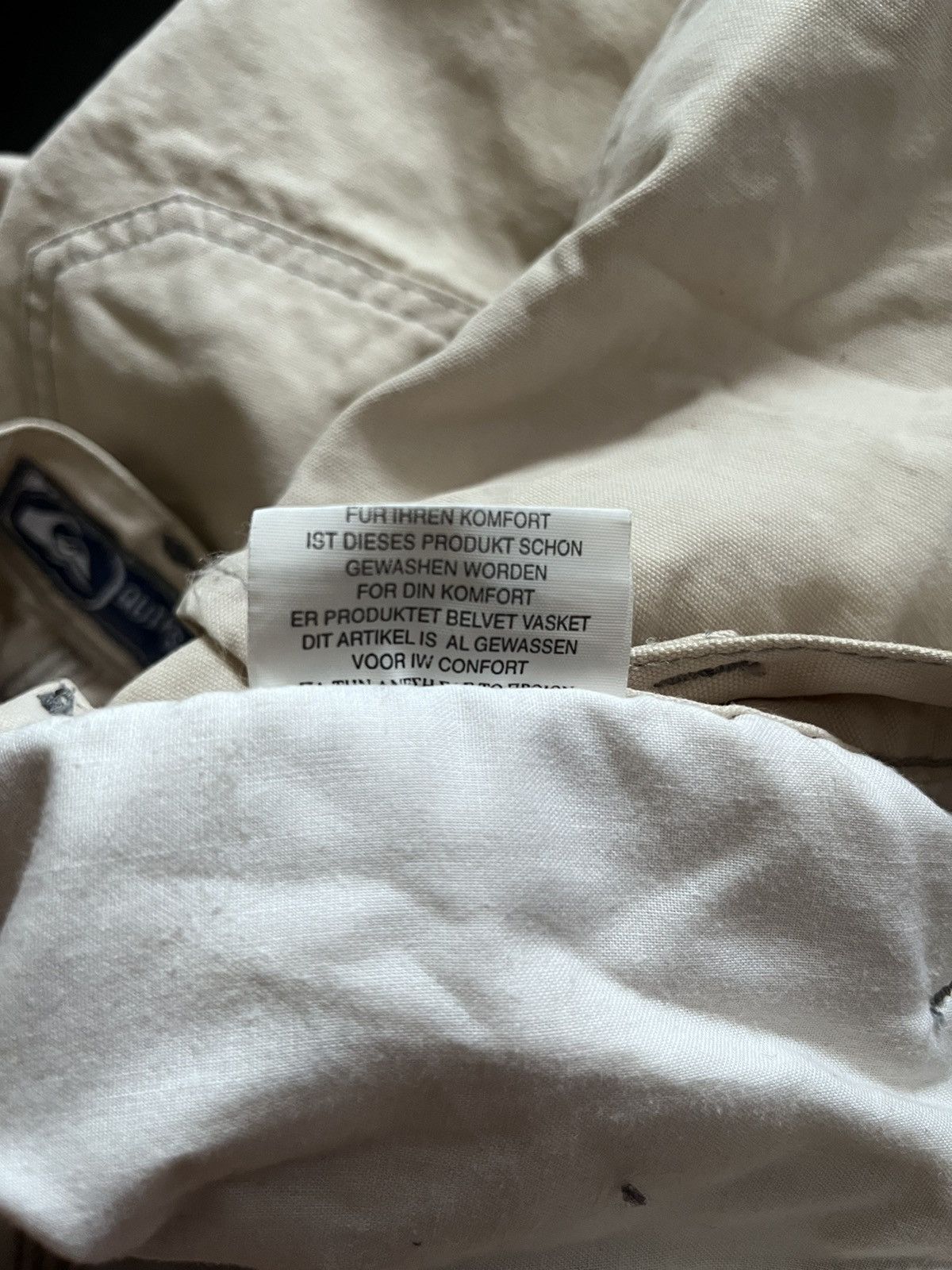 Japanese Brand × Quiksilver Vintage Quiksilver Pants Mens Cargo Cotton Cream Y2K Size US 37 - 7 Thumbnail