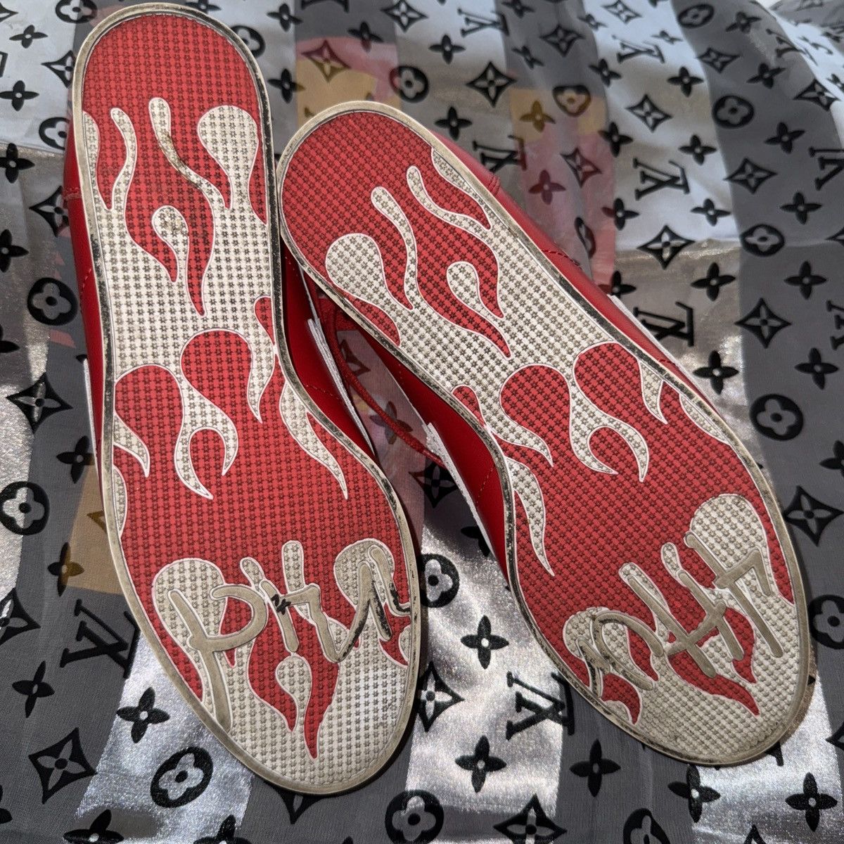4HUNNID YG 4Hunnid The Flame Block Runner – Size 5 – Rare Like New Size US 5 / EU 37 - 6 Thumbnail
