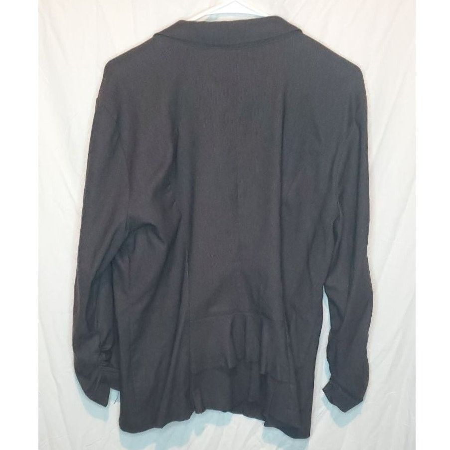 Other Metaphor Black Stretch Blend Blazer Jacket Size XL Size XL / US 12-14 / IT 48-50 - 2 Thumbnail