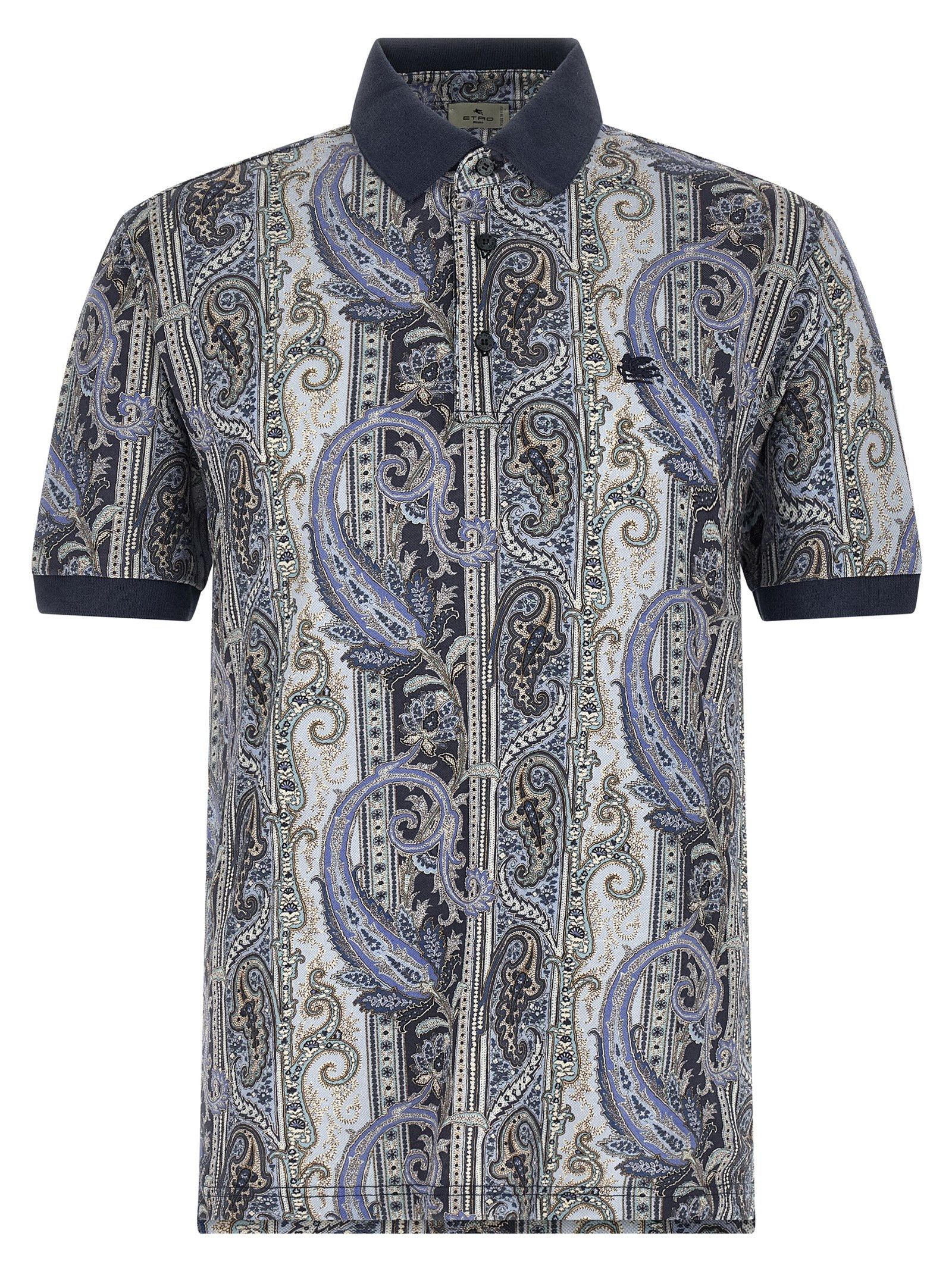 Etro 'Arnica Paisley' polo shirt Size US XXL / EU 58 / 5 - 1 Thumbnail