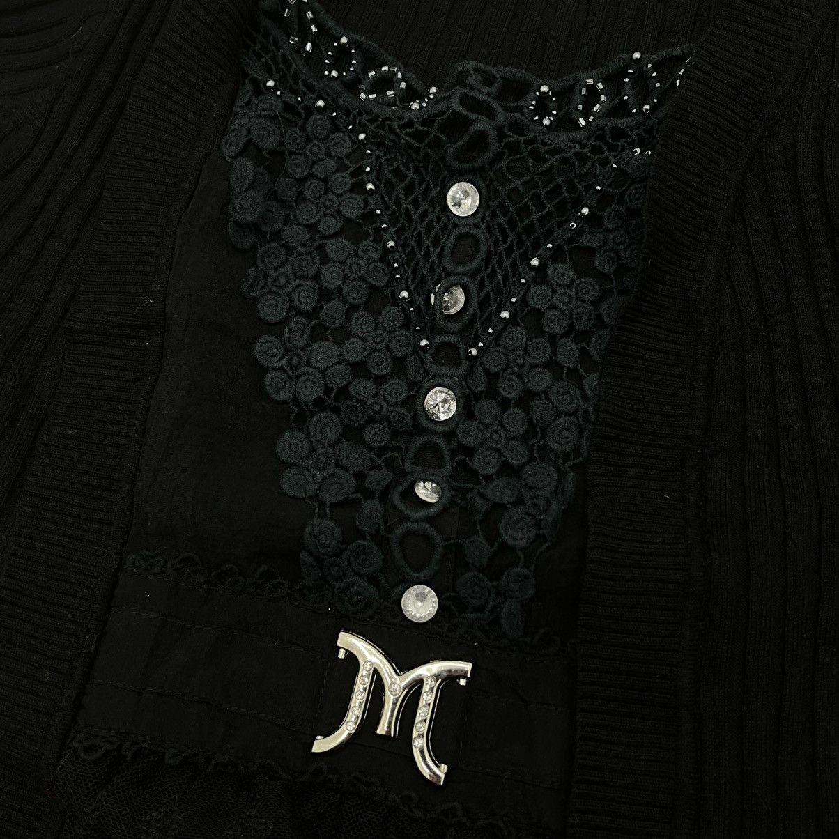 If Six Was Nine There Is Ugly LS Gothic Mesh Hem Transparent ifsixwas9 Style Size US M / EU 48-50 / 2 - 8 Thumbnail